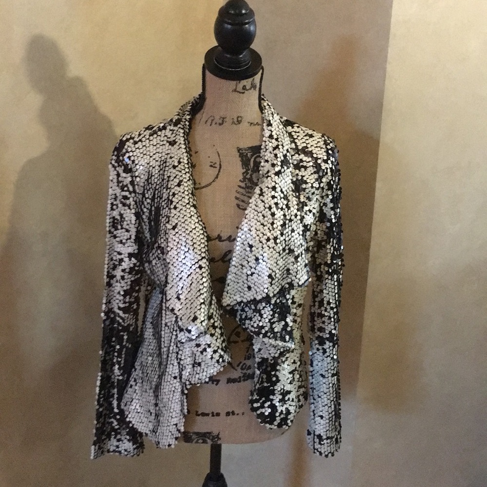 Ultra Chic Sequined Cardigan